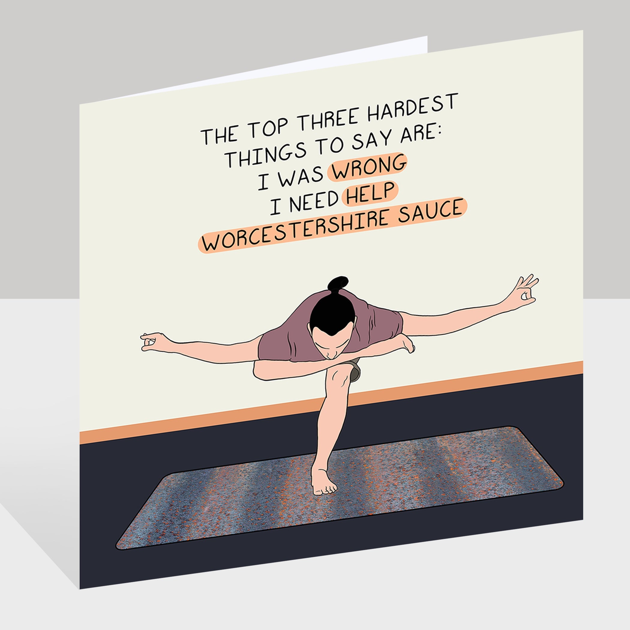 Worcestershire Sauce Doodle Card