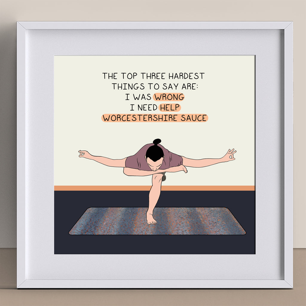 Worcestershire Sauce Doodle Card