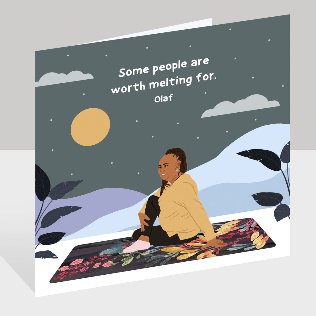 Worth Melting For Doodle Card