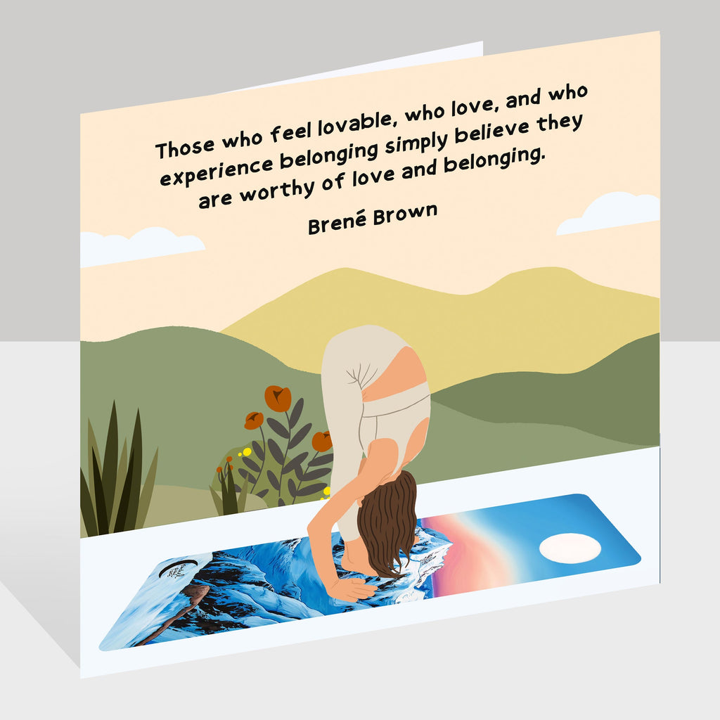 Worthy of Love And Belonging Doodle Card