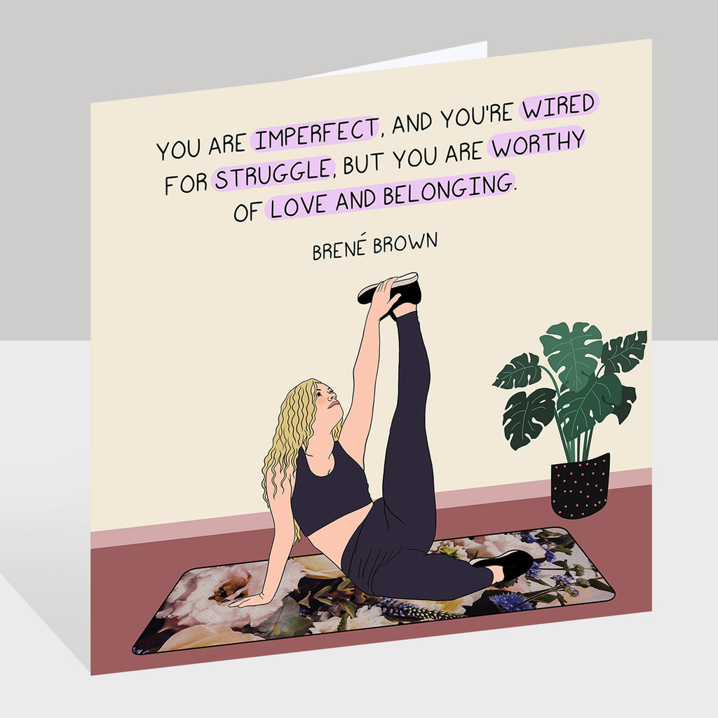 Worthy of Love and Belonging Doodle Card