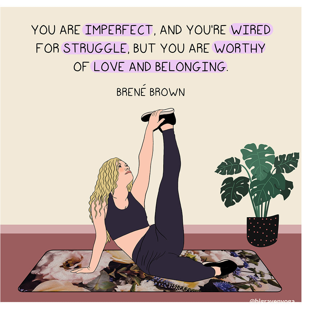 Worthy of Love and Belonging Doodle Card