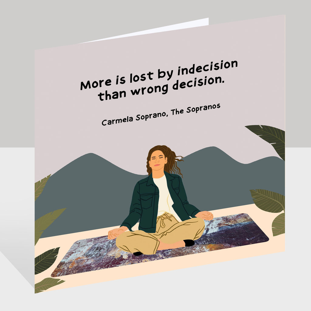 Wrong Decision Doodle Card