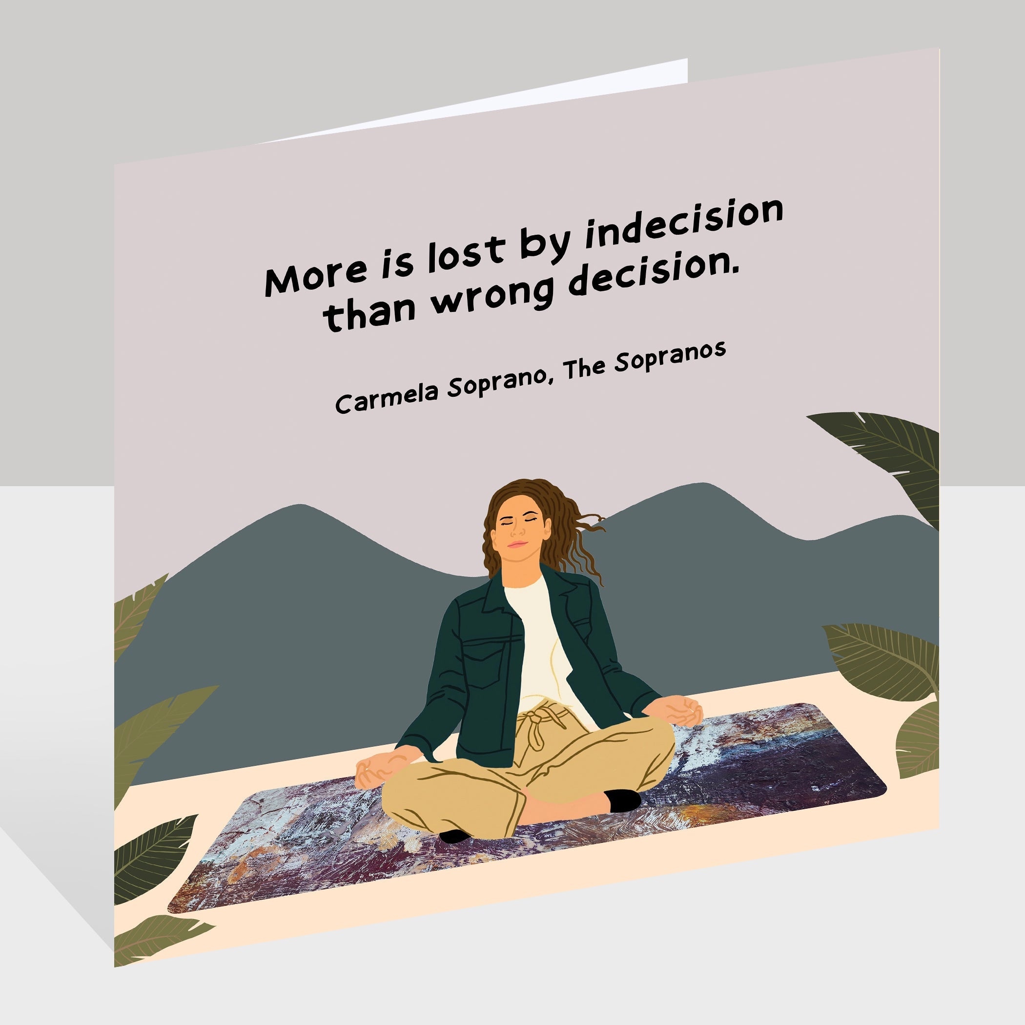 Wrong Decision Doodle Card