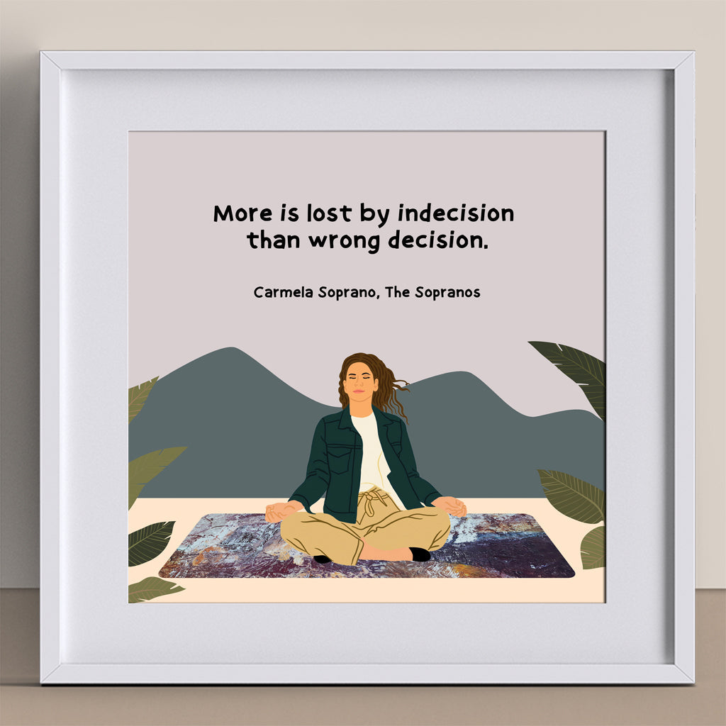 Wrong Decision Doodle Card