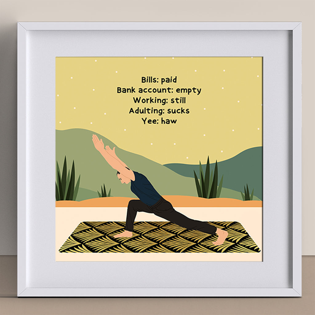 Yee: haw Doodle Card