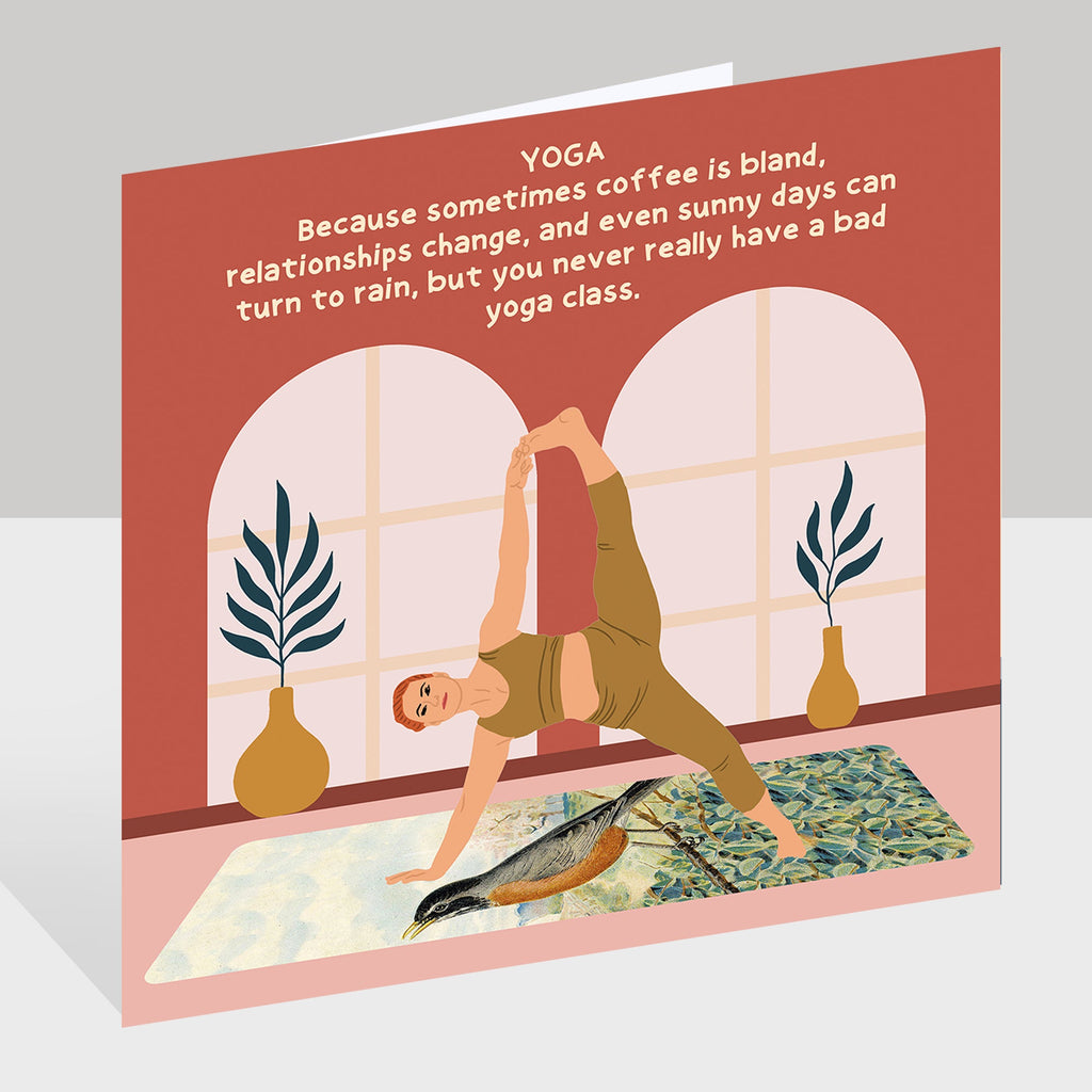 Yoga Doodle Card