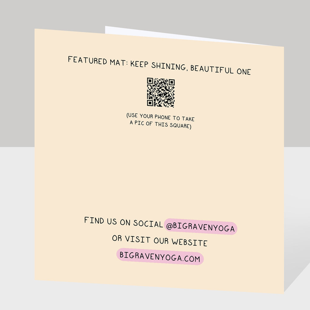 Yoga Class Doodle Card