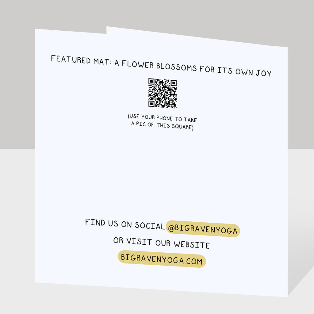 Yoga Is A Dance Doodle Card