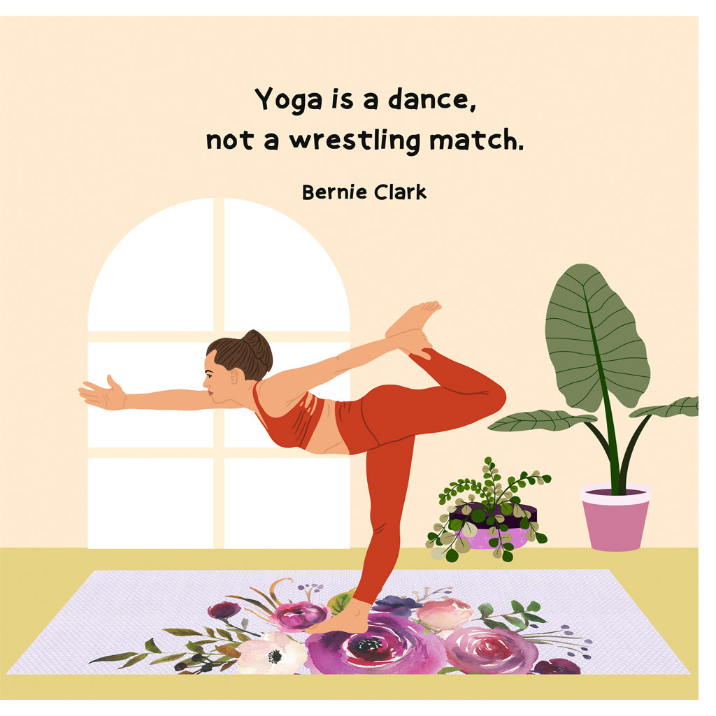 Yoga Is A Dance Doodle Card