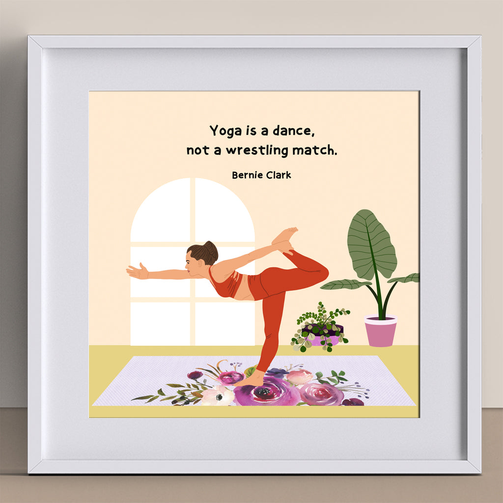 Yoga Is A Dance Doodle Card