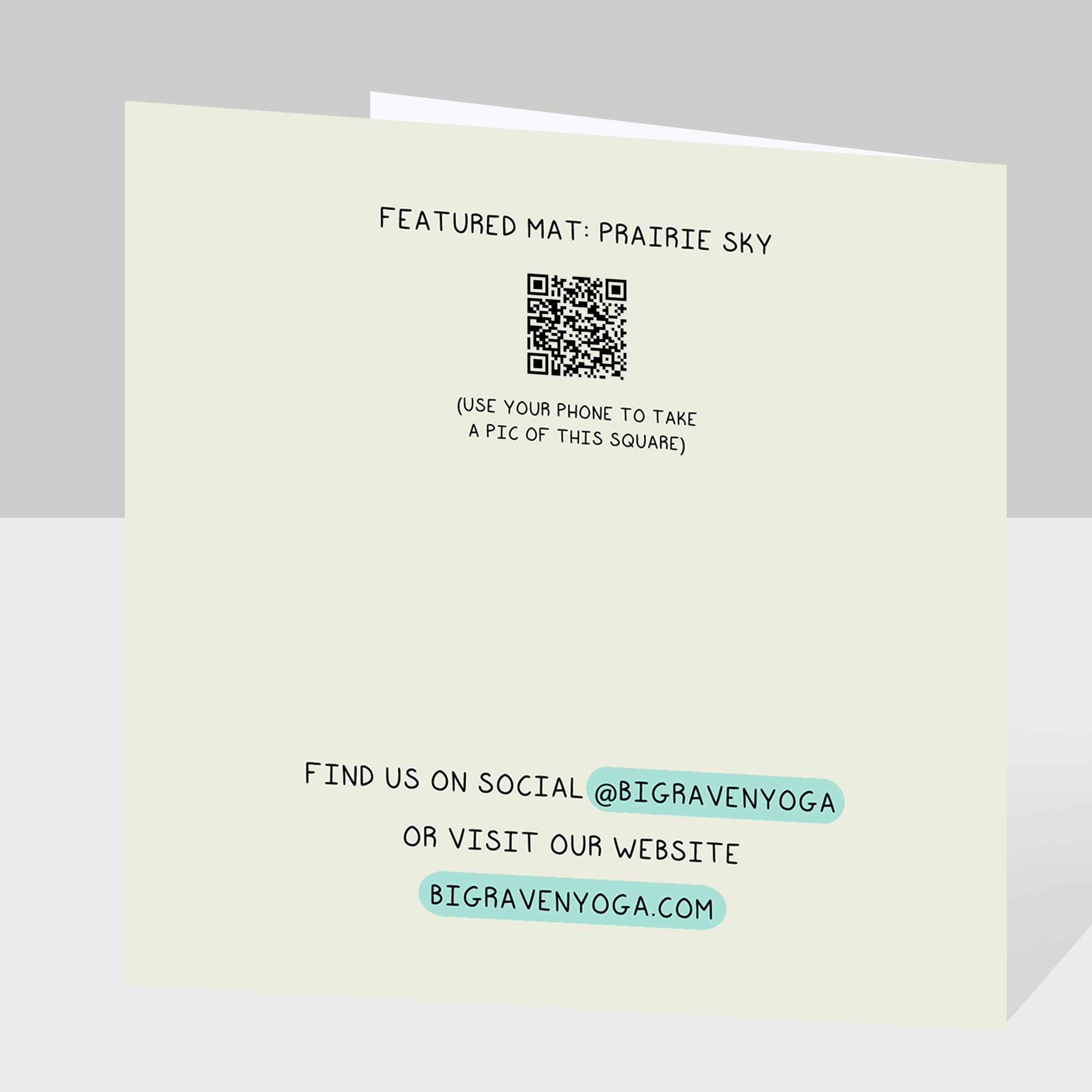 Yoga Adds Years To Your Life Doodle Card