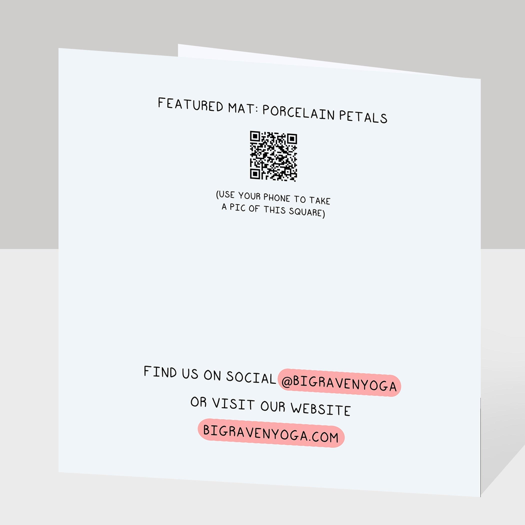 Yoga is like life Doodle Card