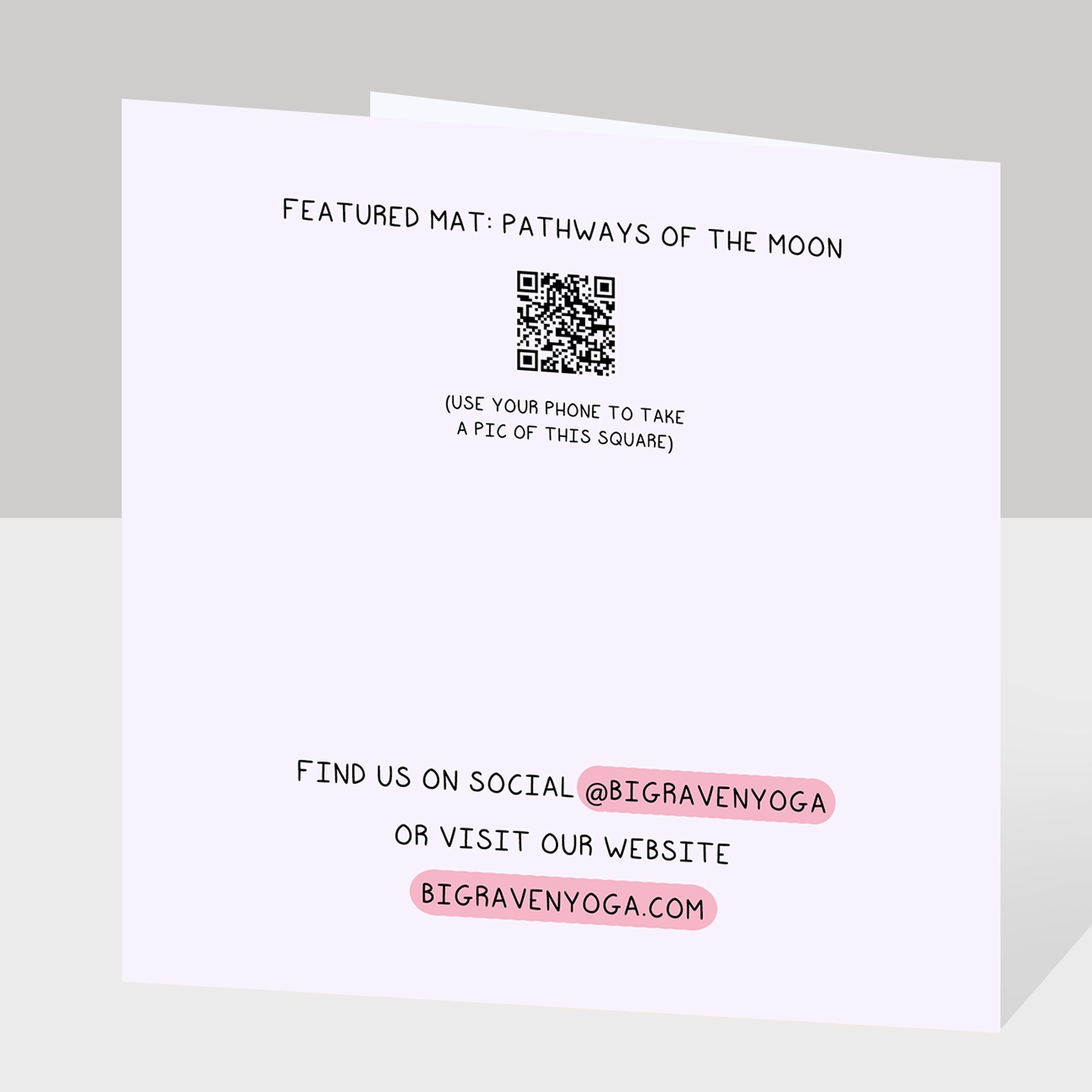 Yoga Makes The World A Better Place Doodle Card