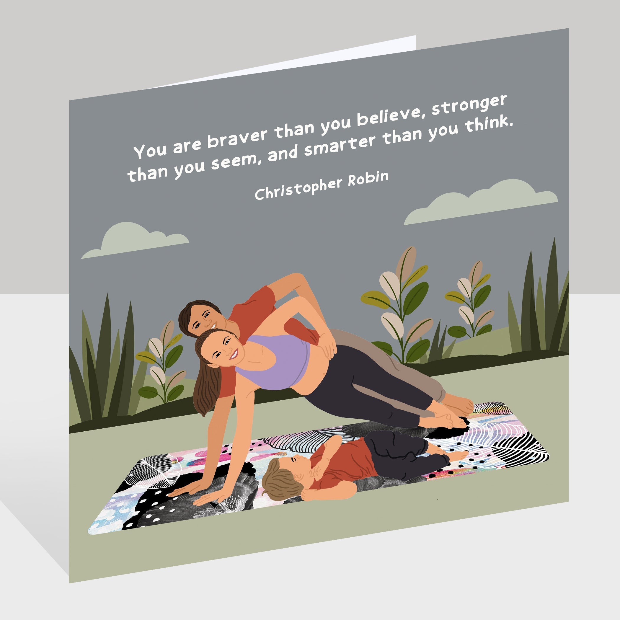 You Are Braver Doodle Card