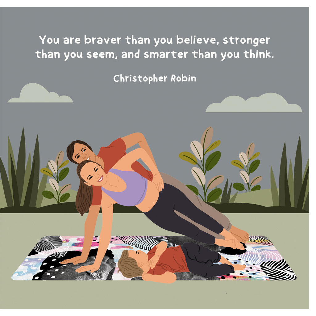 You Are Braver Doodle Card