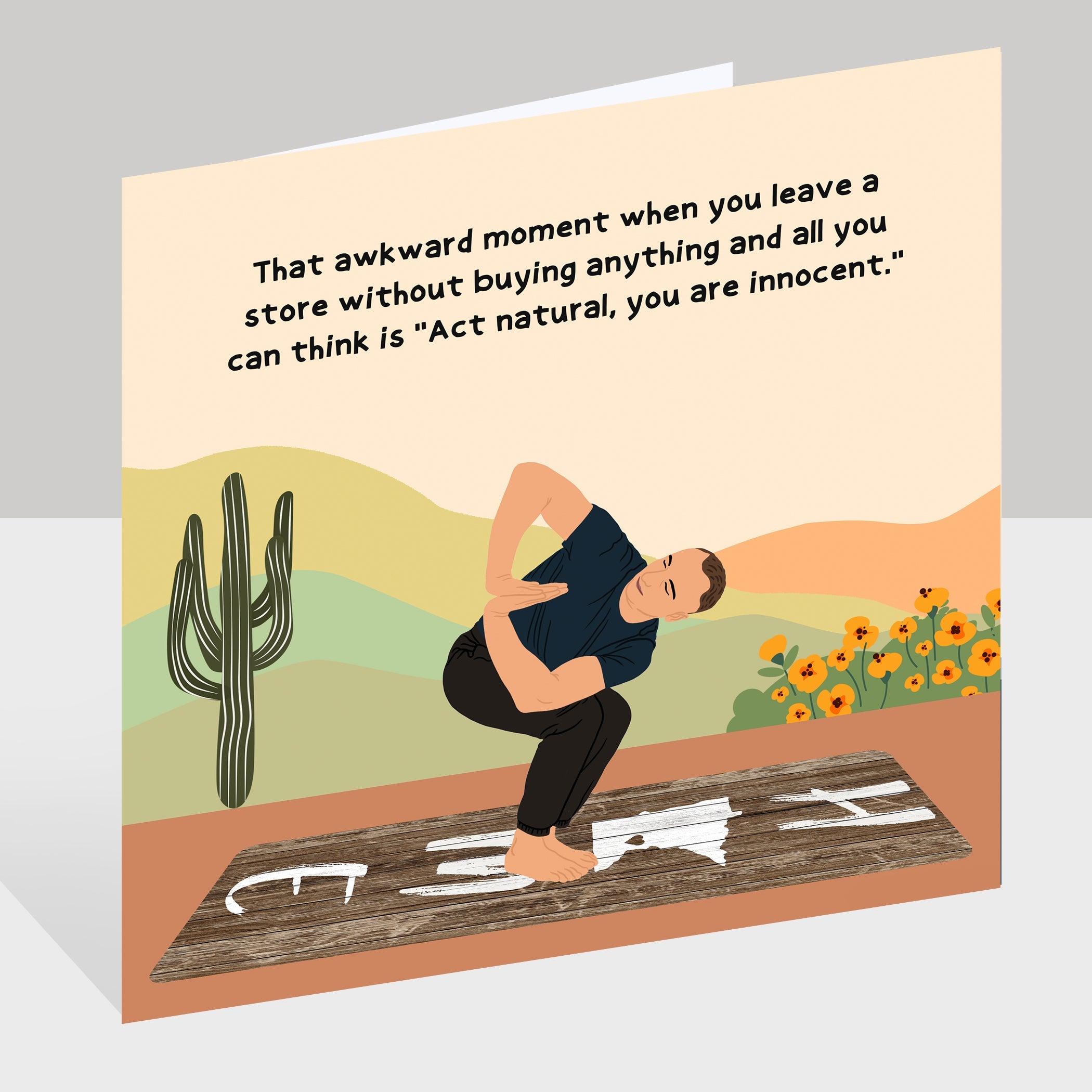 You Are Innocent Doodle Card