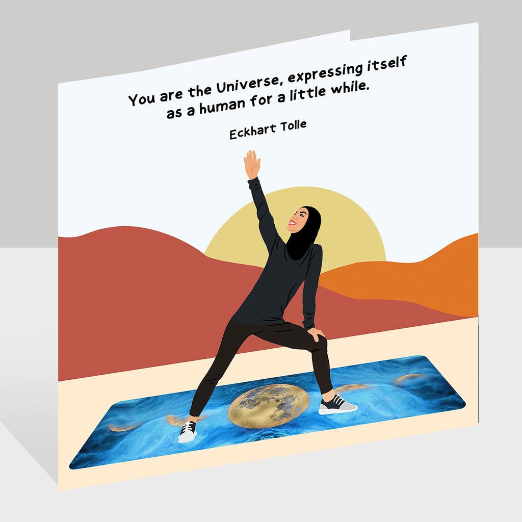 You Are The Universe Doodle Card