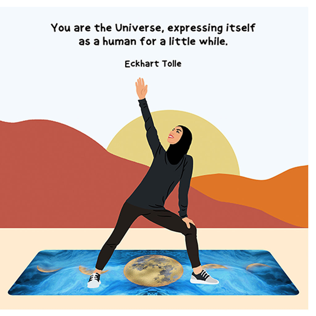 You Are The Universe Doodle Card