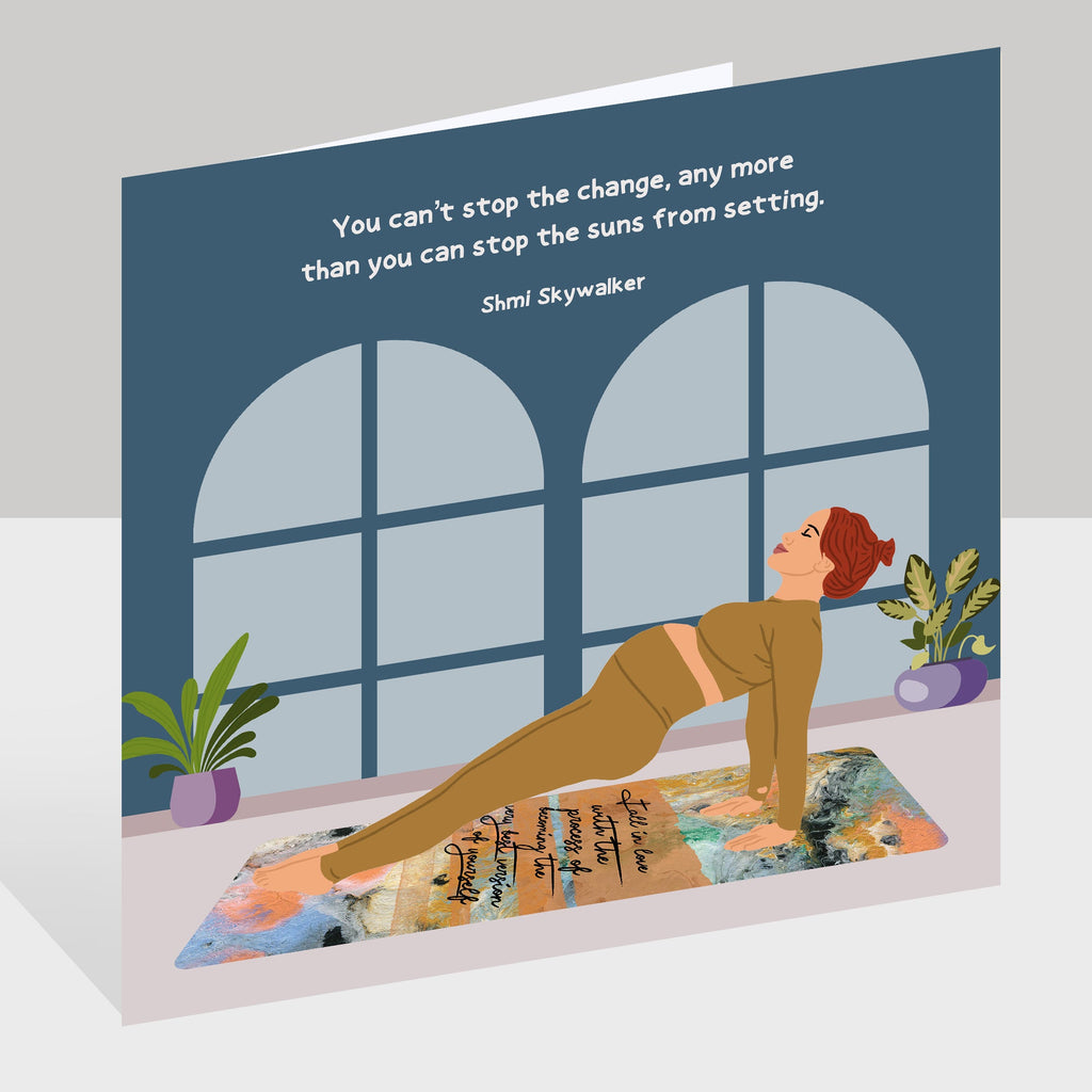 You Can't Stop The Change Doodle Card