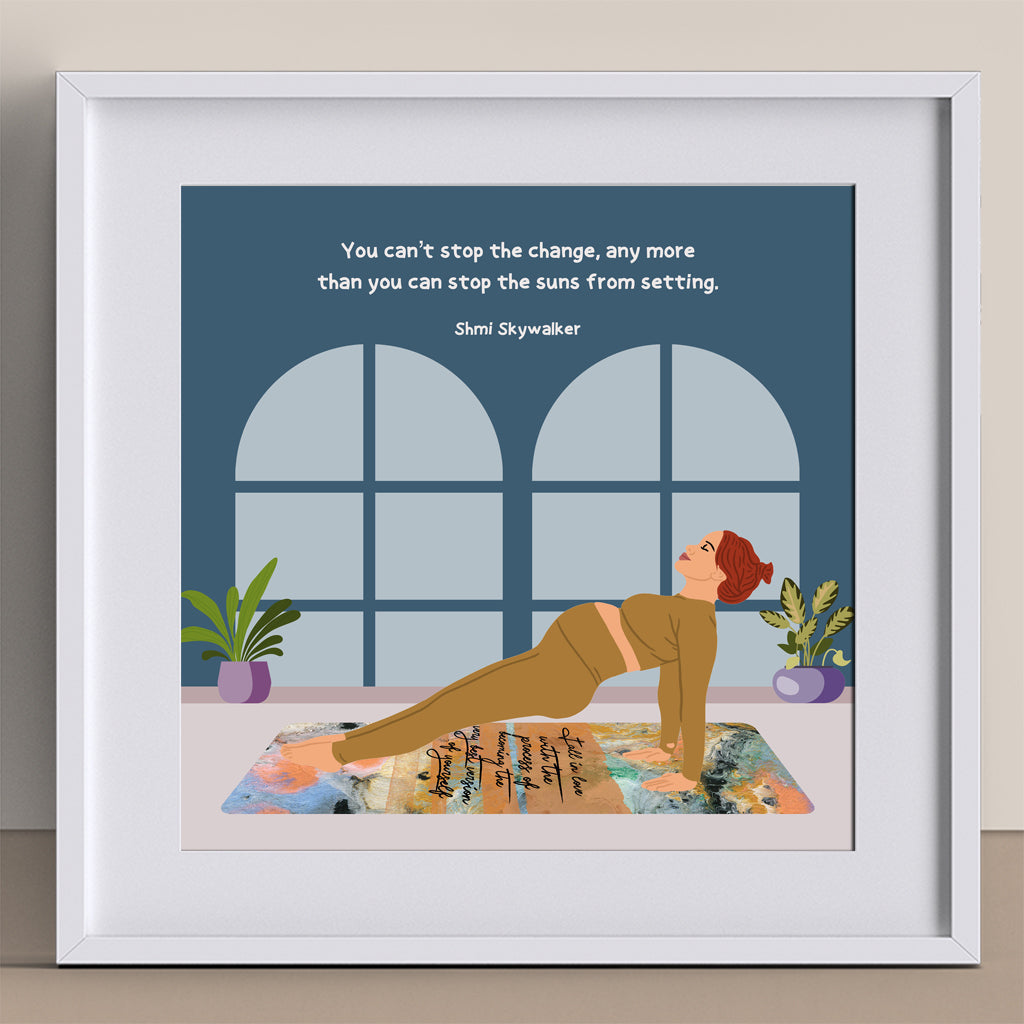 You Can't Stop The Change Doodle Card