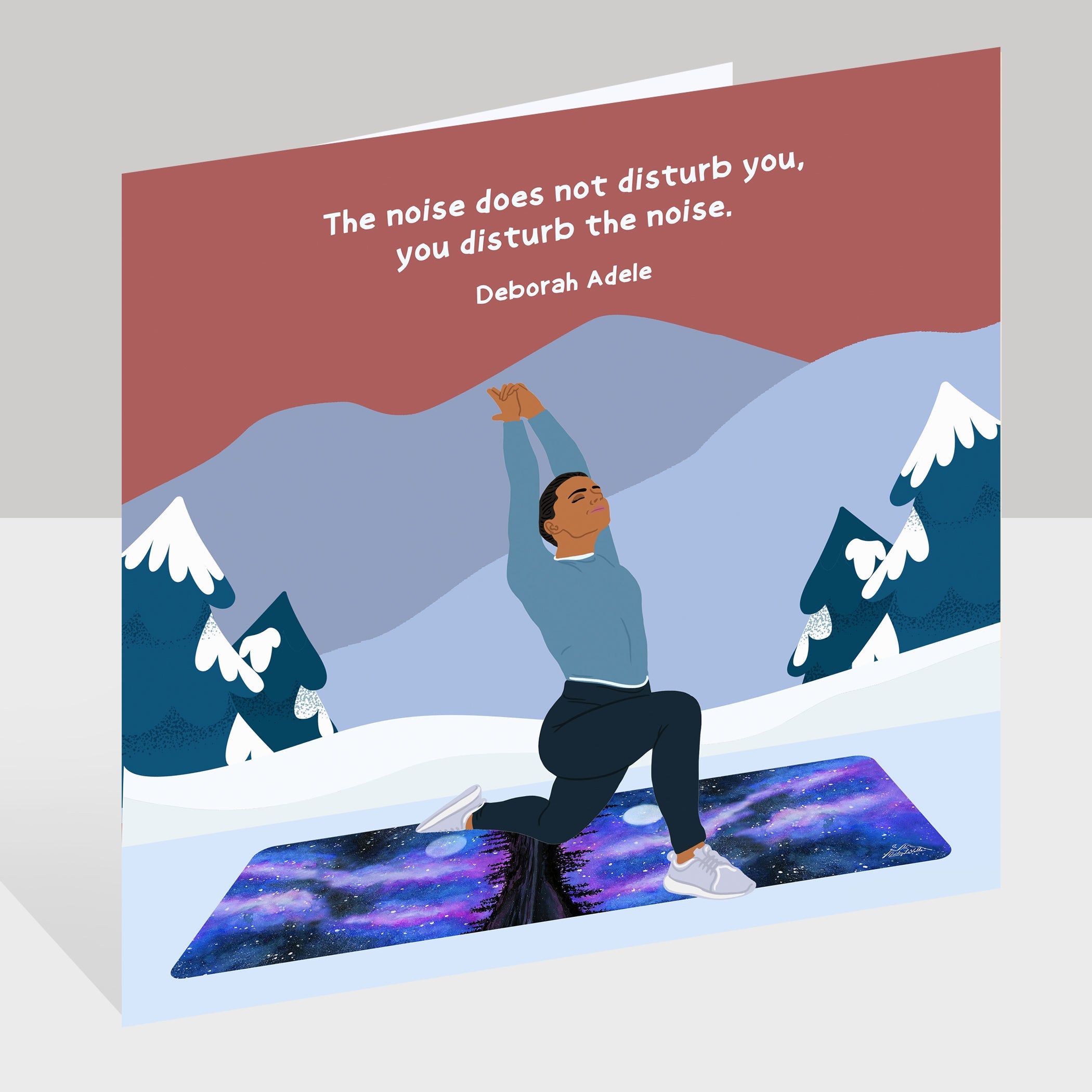 You Disturb The Noise Doodle Card