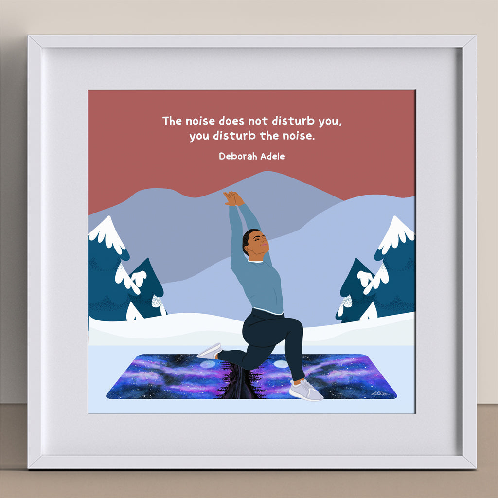 You Disturb The Noise Doodle Card