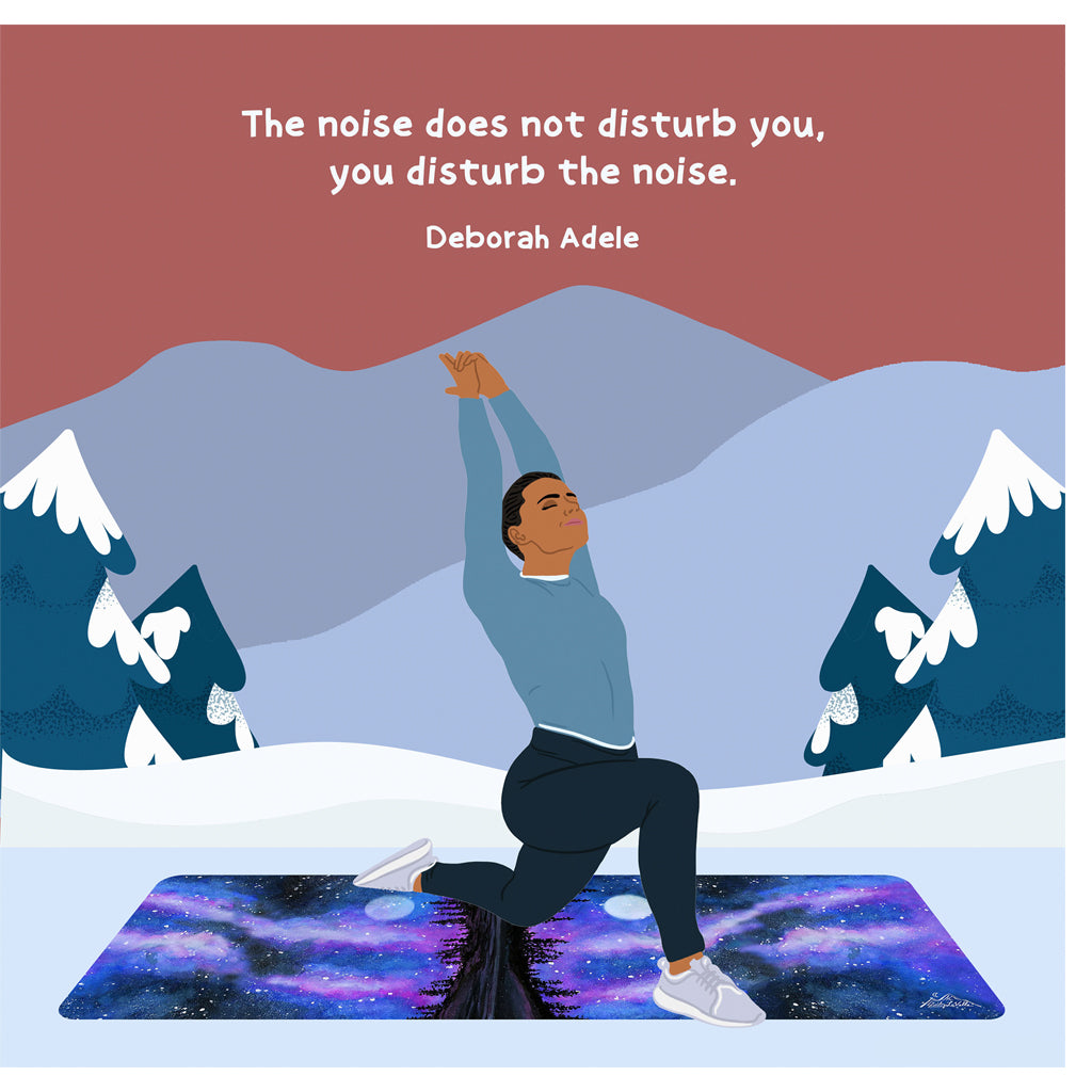 You Disturb The Noise Doodle Card