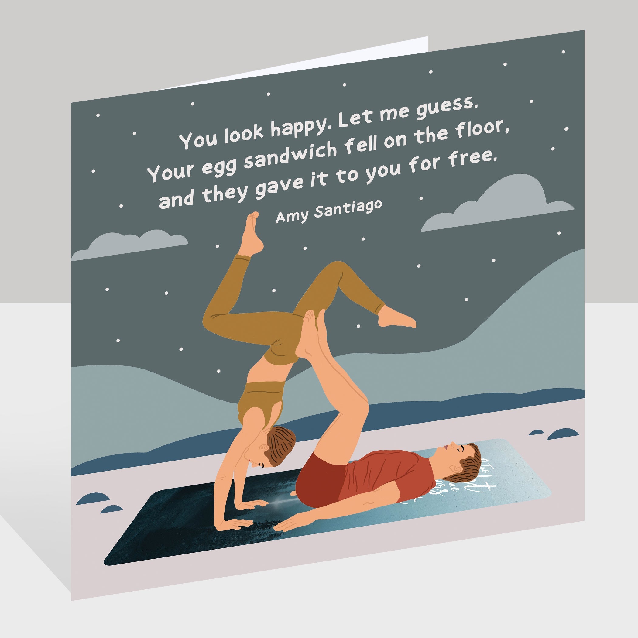 You Look Happy Doodle Card