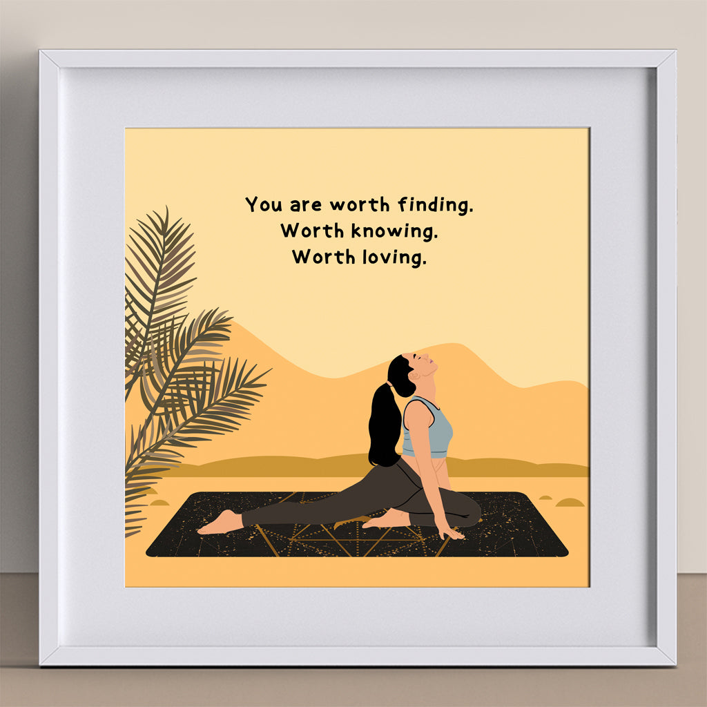 You Are Worth Finding Doodle Card
