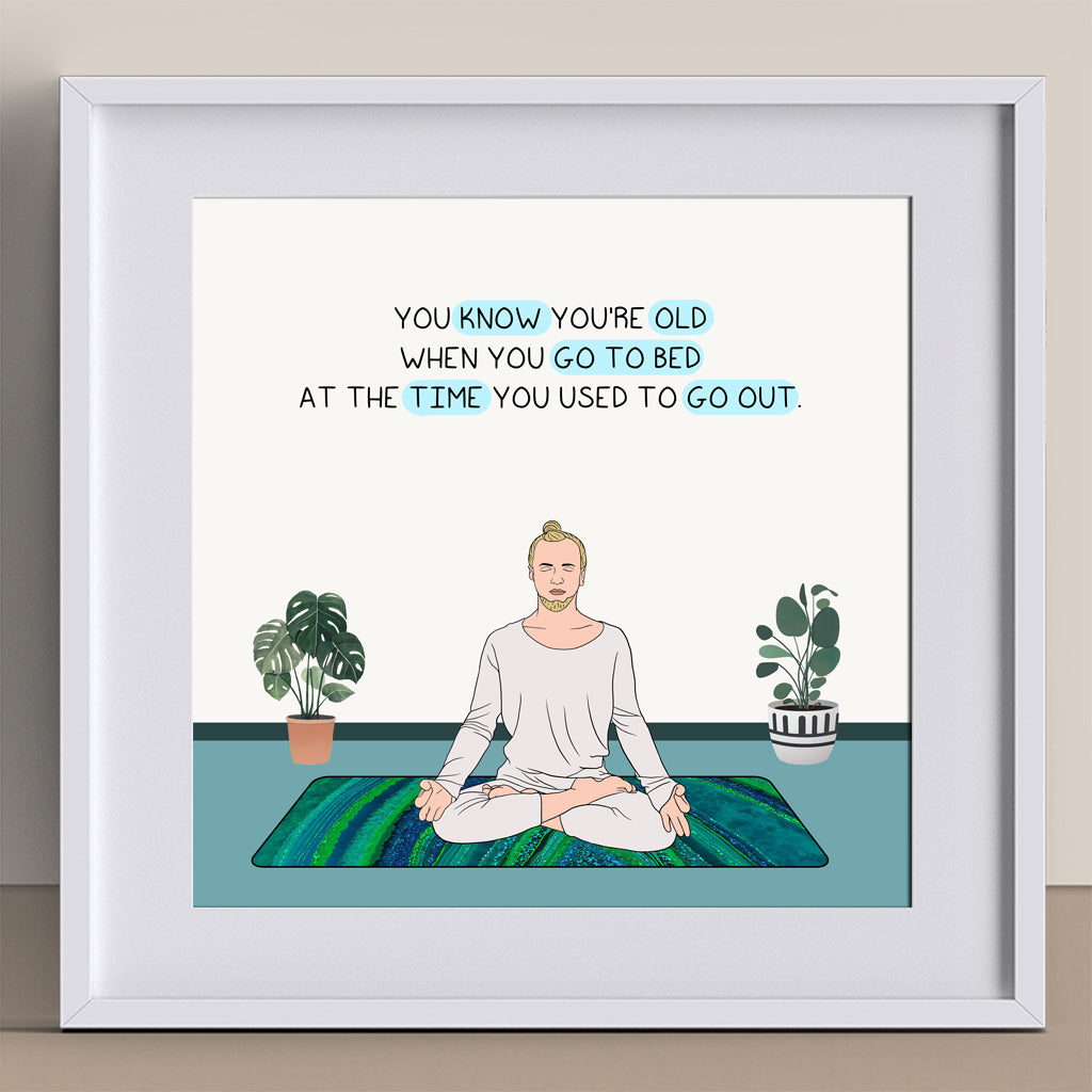 You know you're old Doodle Card