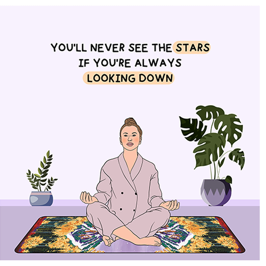 You'll Never See The Stars  Doodle Card