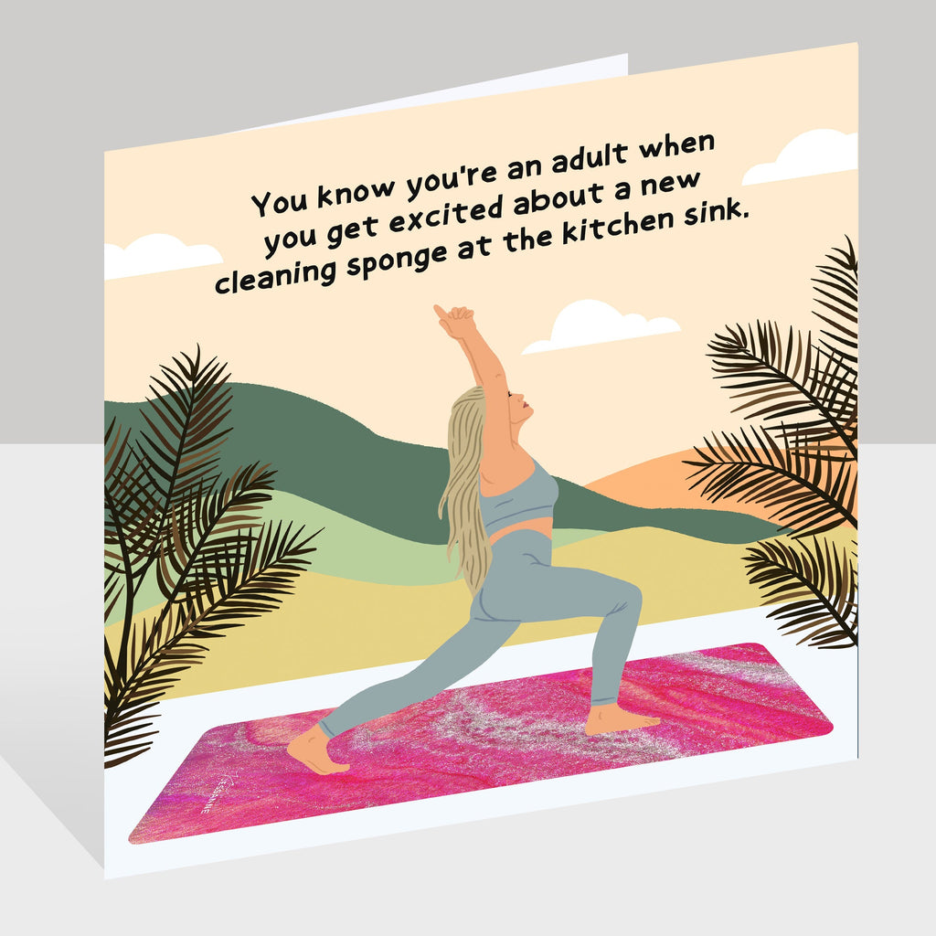 You're An Adult Doodle Card