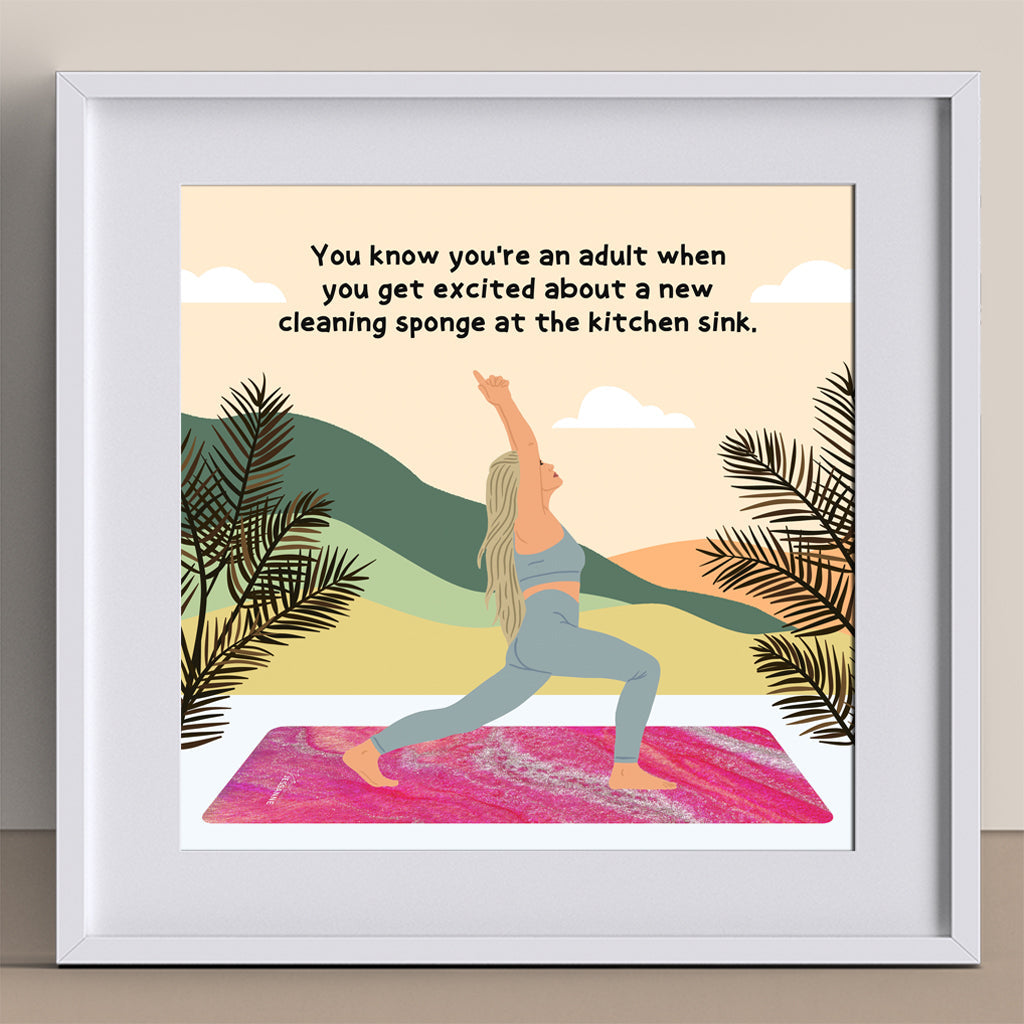 You're An Adult Doodle Card