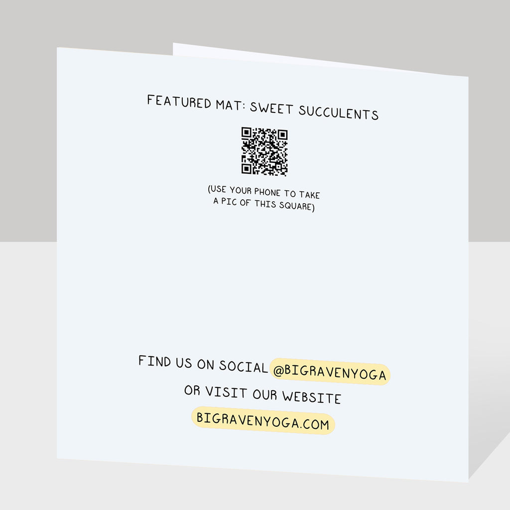 You're glitter glue Doodle Card