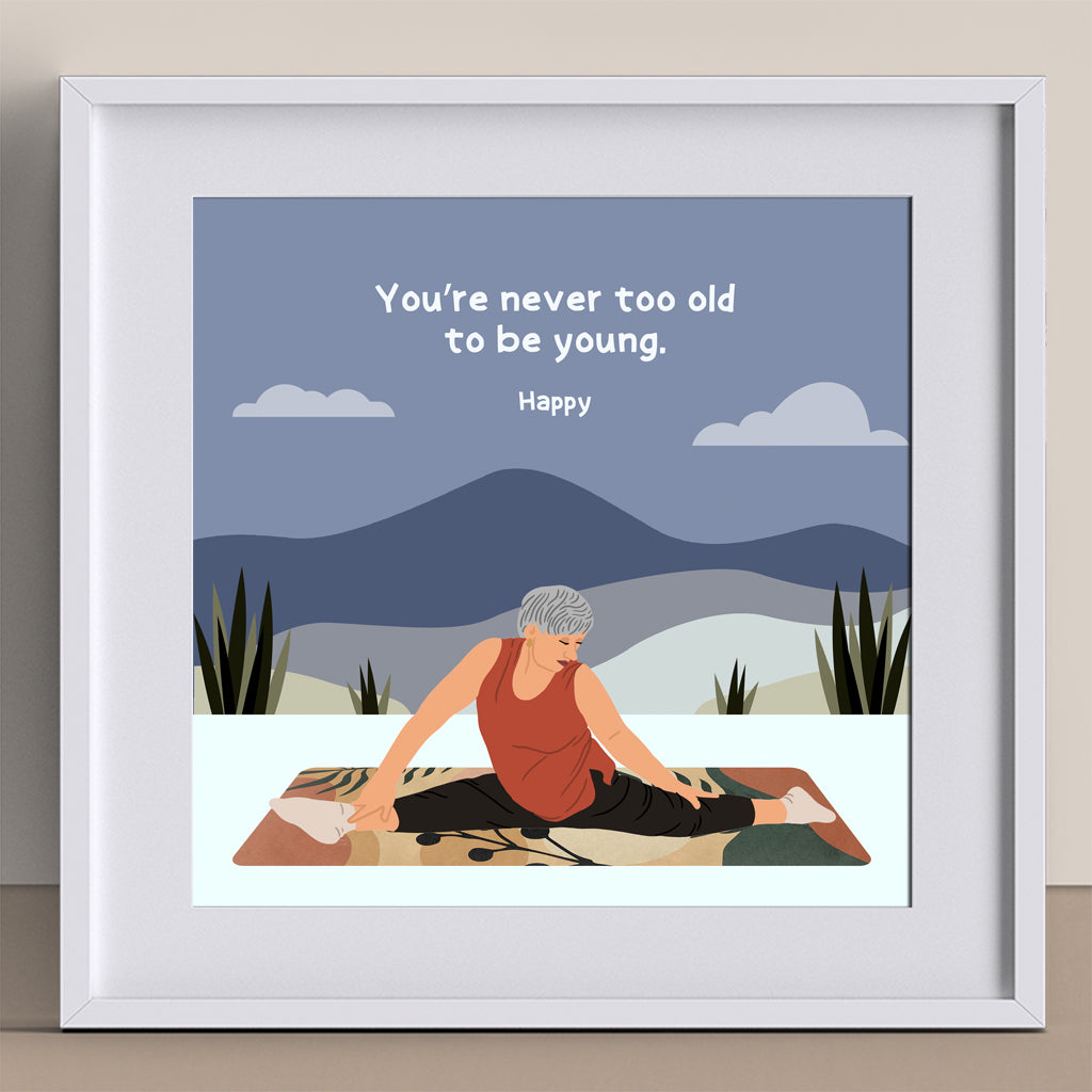 You're never Too Old Doodle Card