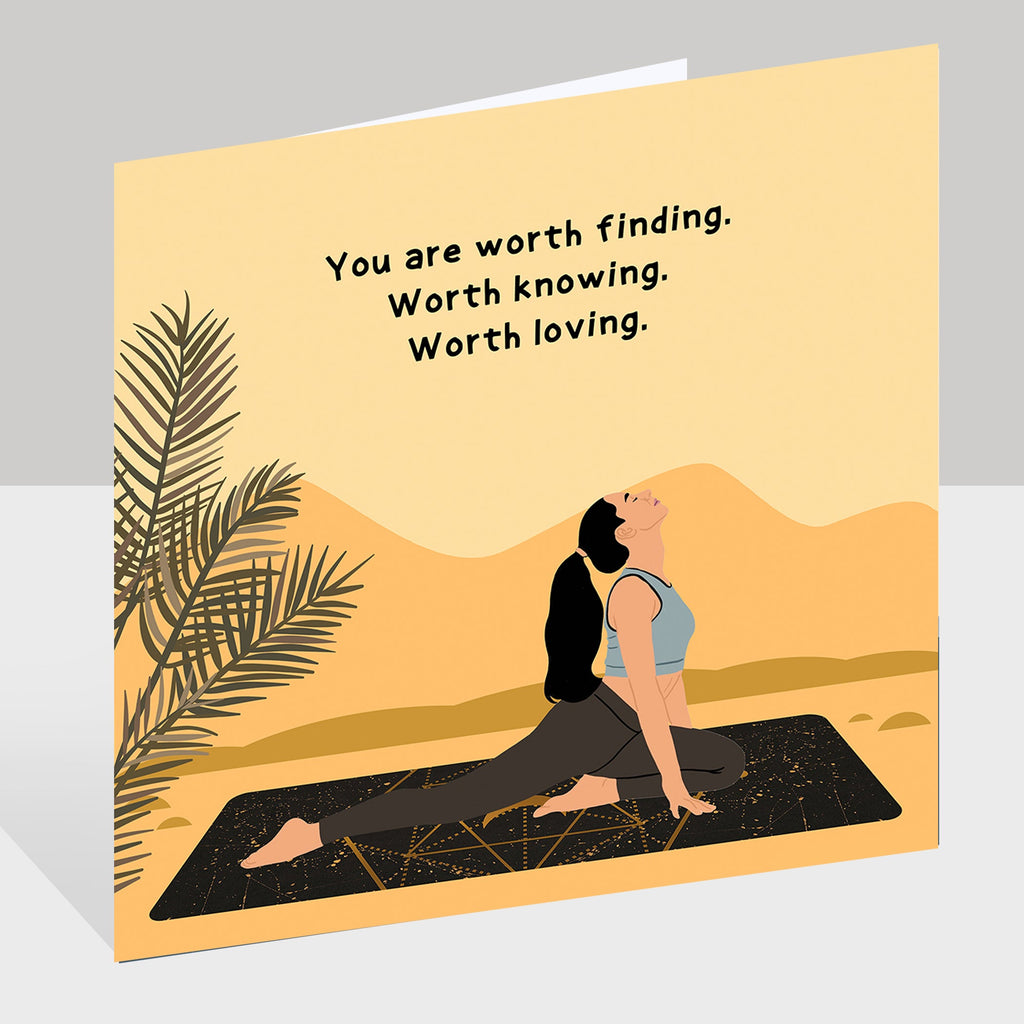 You Are Worth Finding Doodle Card