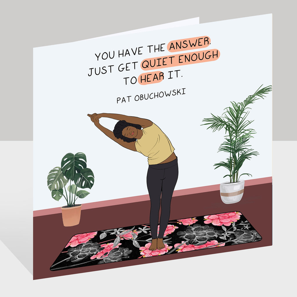 You have the answer Doodle Card