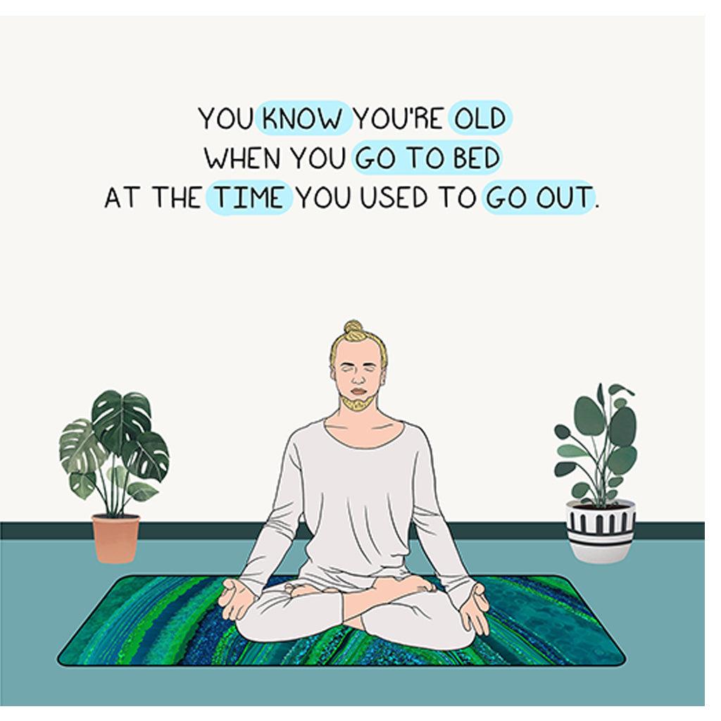 You know you're old Doodle Card