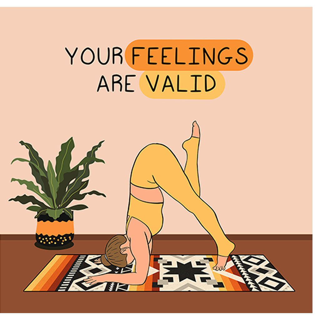 Your Feelings Are Valid Doodle Card