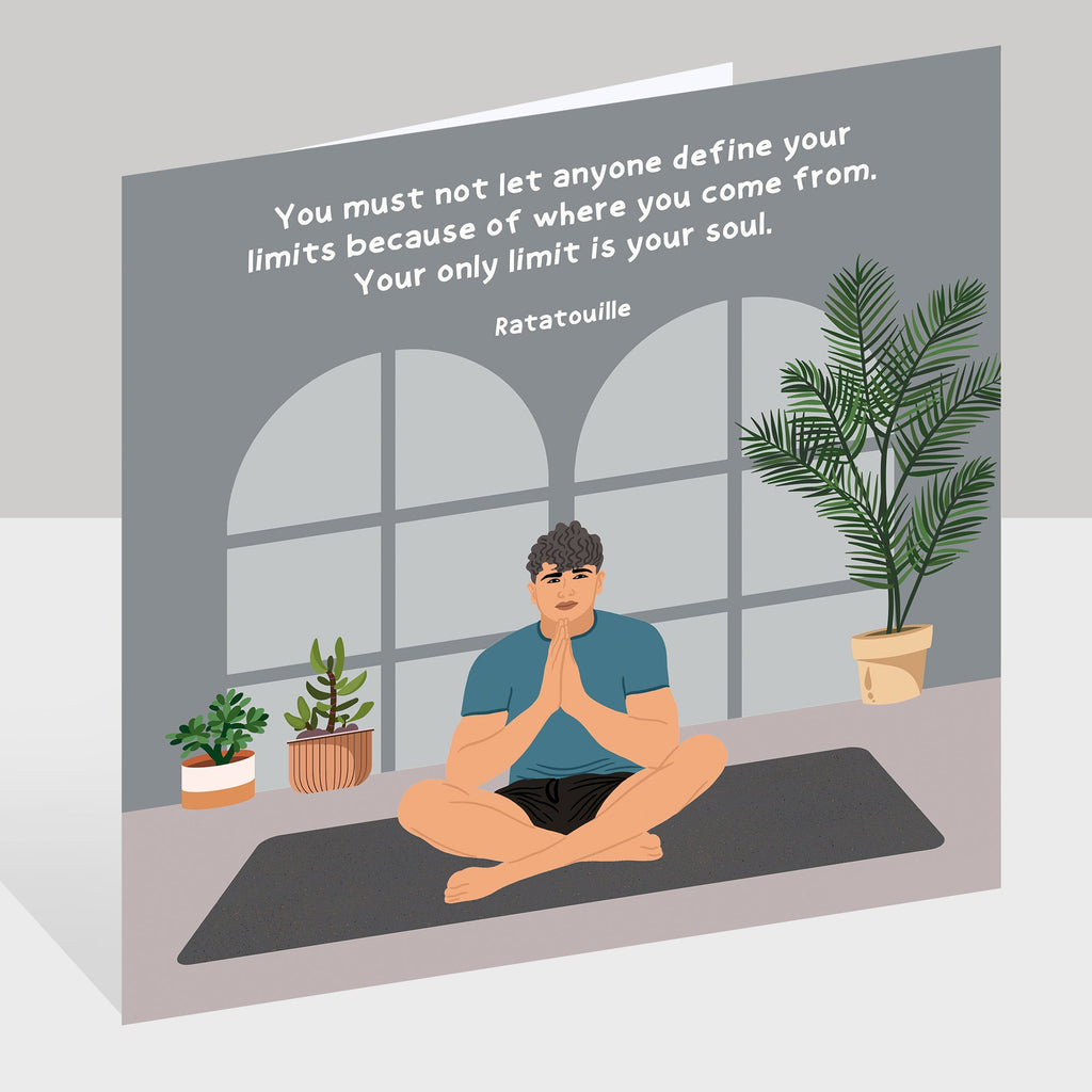 Your Only Limit Is Your Soul Doodle Card