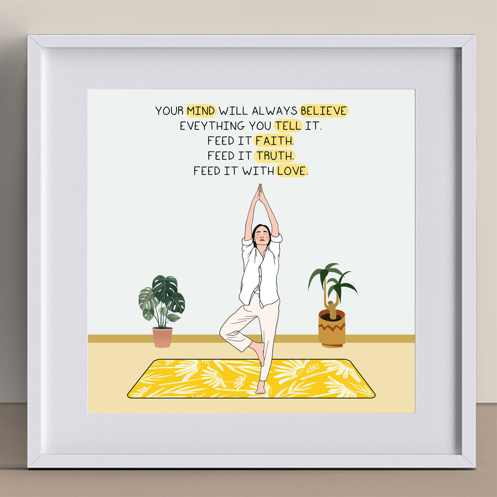 Your mind will always believe Doodle Card