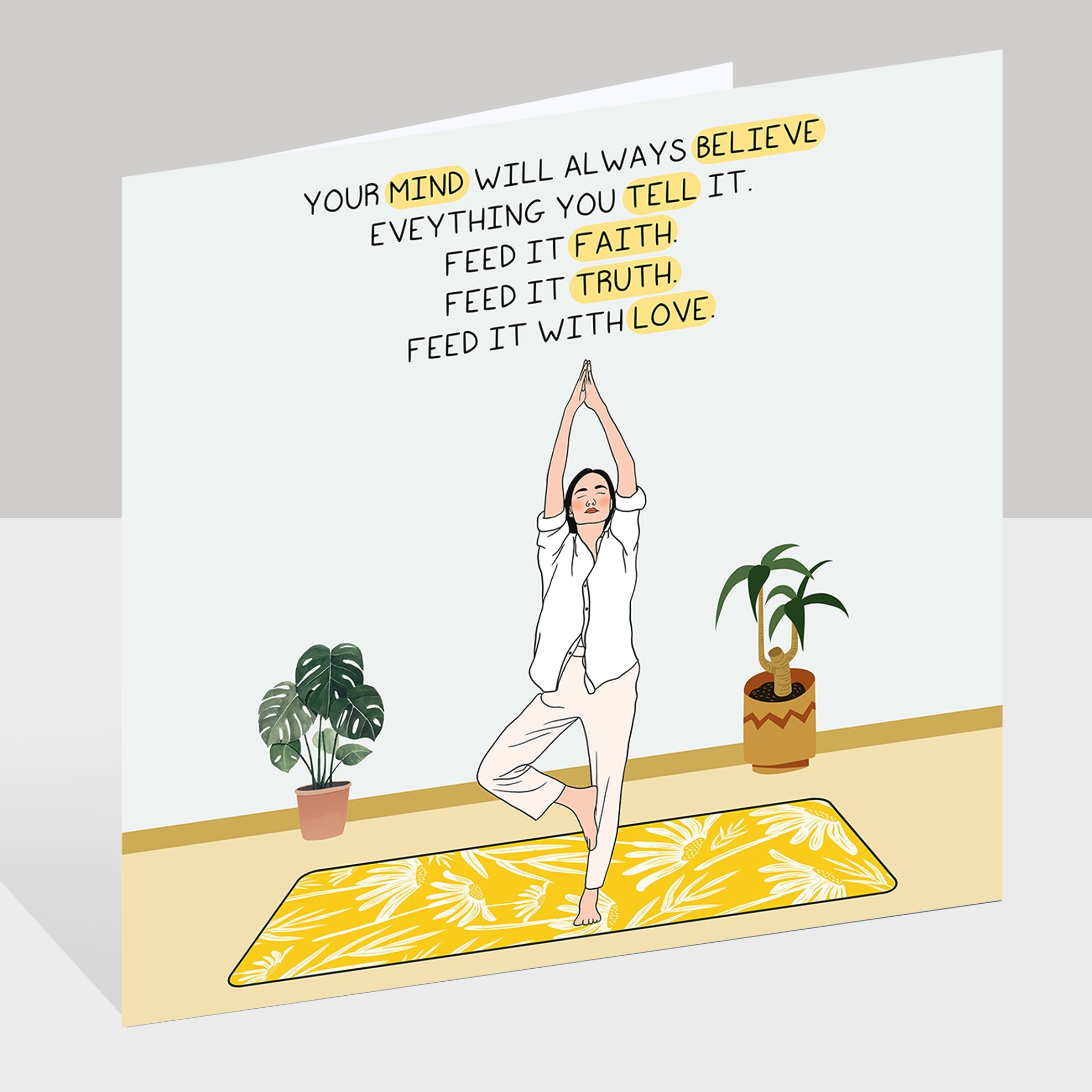 Your mind will always believe Doodle Card