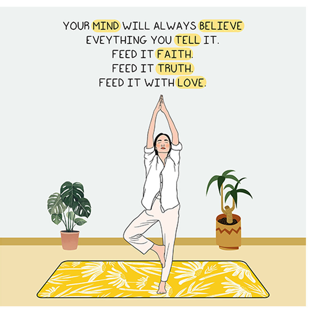 Your mind will always believe Doodle Card