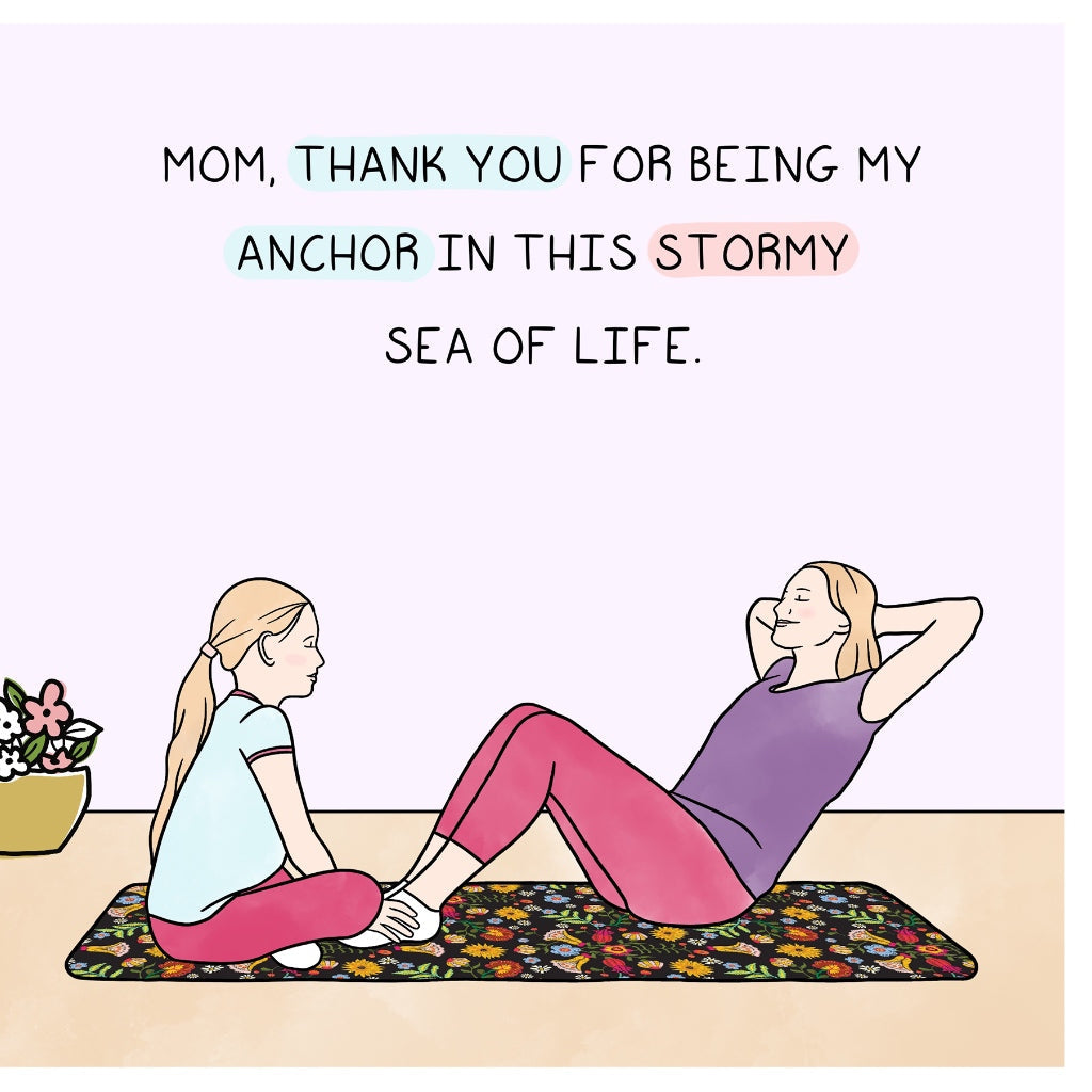 Thanks Mom Doodle Card